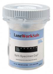 LaneWorkSafe Split Specimen Cup®